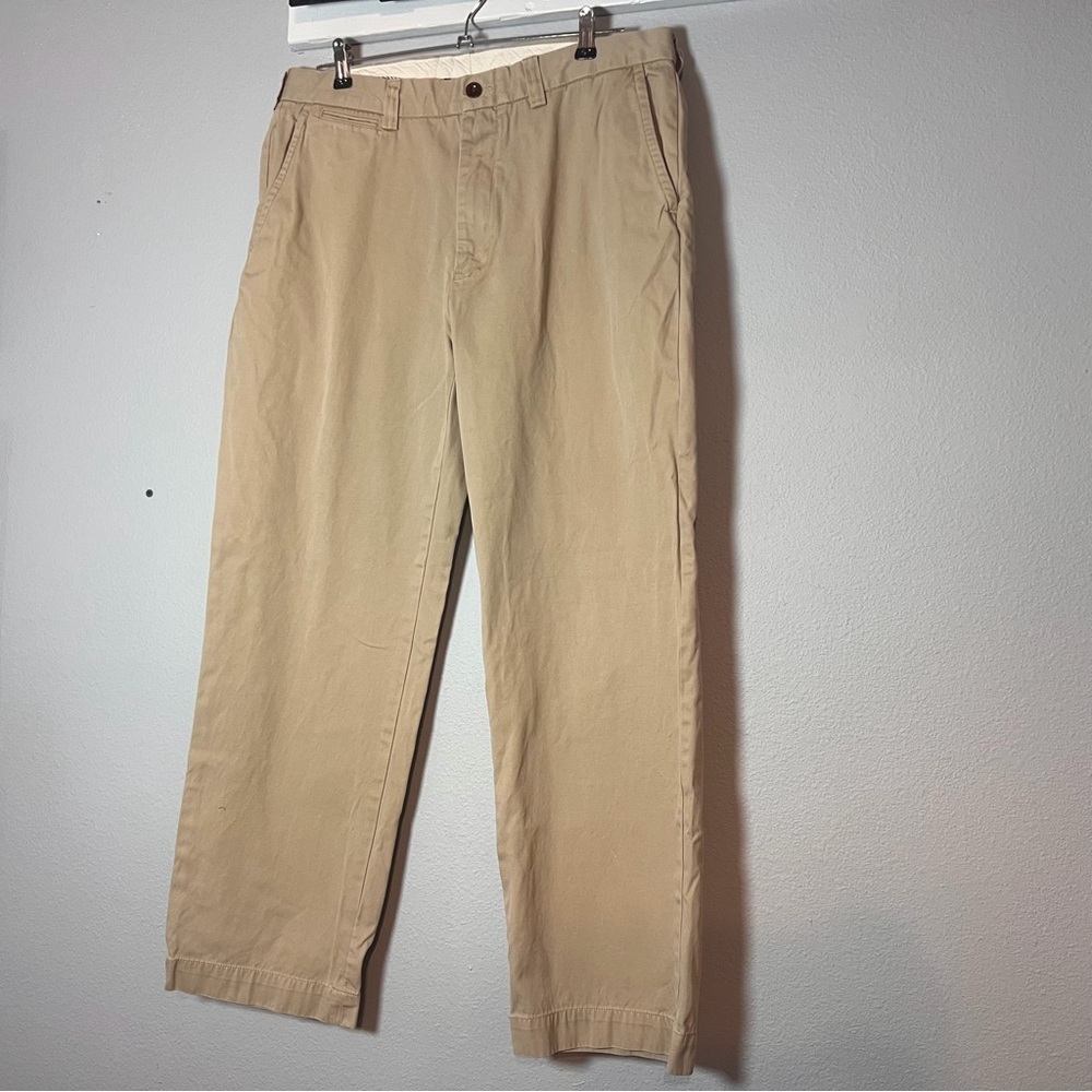 Vintage Polo Ralph Lauren GI Fit Khaki Pants Men's Size 36x30 Chino Tan Cotton
